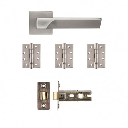 Deanta Athens Latch Kit Satin Nickel - FD30