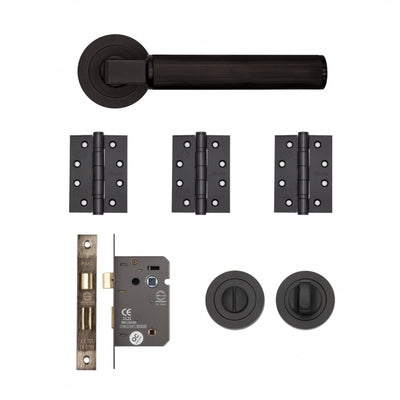 Deanta Delphi Bathroom Kit Matt Black - FD30