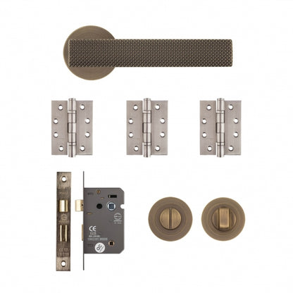 Deanta Olympia Bathroom Kit Matt Antique Brass -FD30
