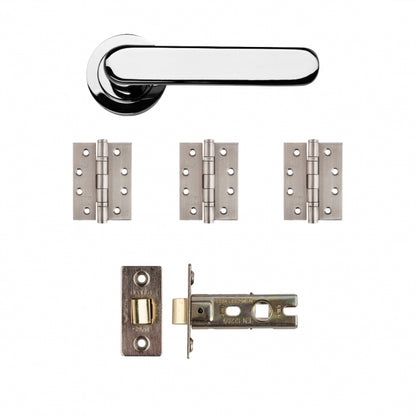 Deanta Parga Latch Kit Polished Chrome Finish