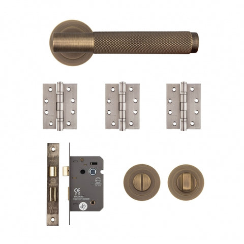 Deanta Sparta Bathroom Kit Matt Antique Brass - FD30