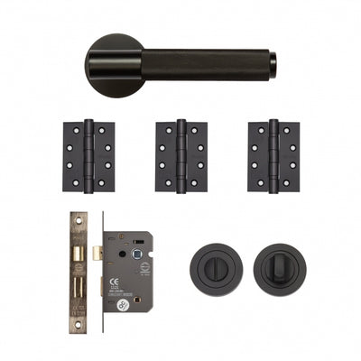 Deanta Sparta Bathroom Kit Matt Black Finish - FD30