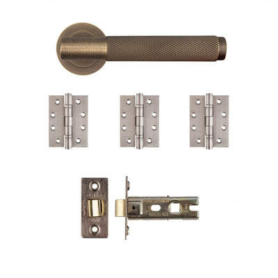 Deanta Sparta Latch Kit Matt Antique Brass