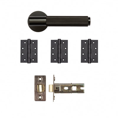 Deanta Sparta Latch Kit Matt Black Finish