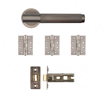 Deanta Sparta Latch Kit Matt Satin Black Nickel - FD30