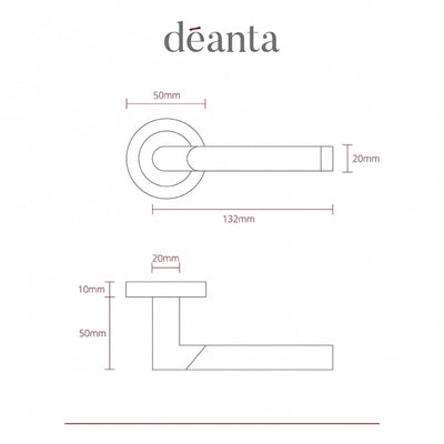 Deanta Augustus Bathroom Kit Matt Polished Chrome FD30