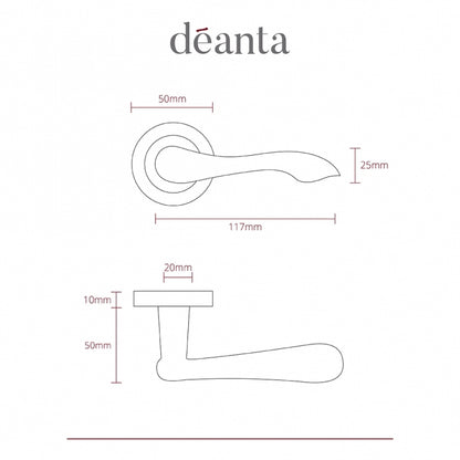 Deanta Veritas Latch Kit Polished Chrome Finish - FD30