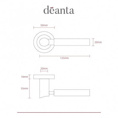 Deanta Arcadia Bathroom Kit Polished Chrome Finish