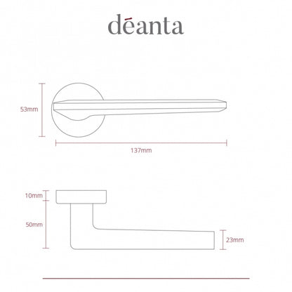 Deanta Ithaca Latch Kit Satin Nickel -FD30