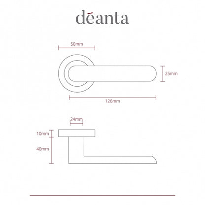 Deanta Parga Mortice Kit Polished Chrome Finish - FD30