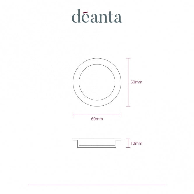 Deanta Pocket Door Round Handle