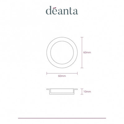 Deanta Pocket Door Round Handle