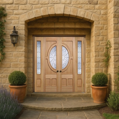 LPD Oak Empress External Glazed Door
