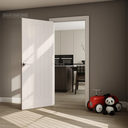 Mendes Mexicano Basic White Primed FD30 Fire Door