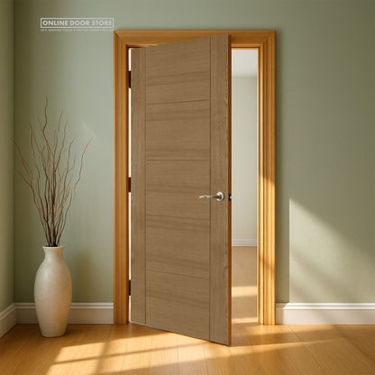 Mendes Iseo Quarter Cut Pre-Finished Oak Internal Door