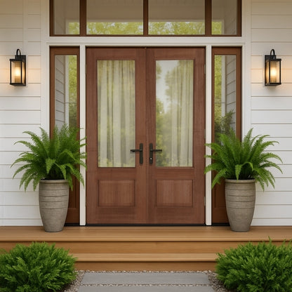 Mendes Chiswick Hardwood Unglazed External Door Pair