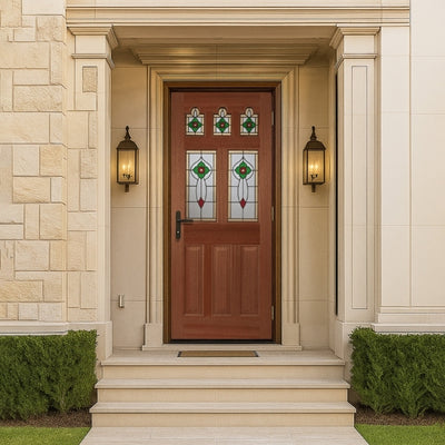 Mendes Ealing Rose Hardwood Glazed External Door