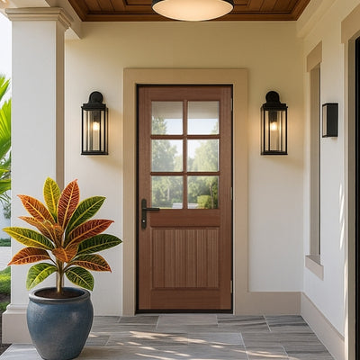 Mendes Falmouth Hardwood Unglazed External Door