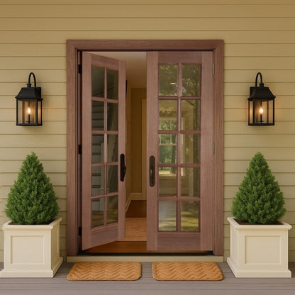 Mendes GTP Unglazed Hardwood External Door Pair
