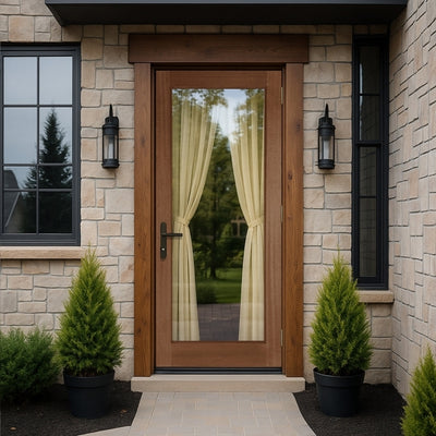 Mendes Pattern 10 Hardwood Unglazed External Door