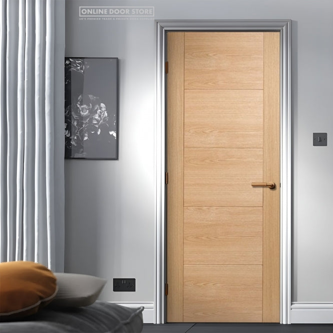 LPD Oak Vancouver 5P Pre-Finished FD60 Fire Door