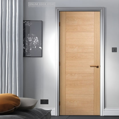 LPD Oak Vancouver 5P Pre-Finished FD60 Fire Door