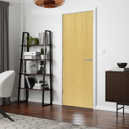 JB Kind Ash Veneered Flush FD30 Fire Door