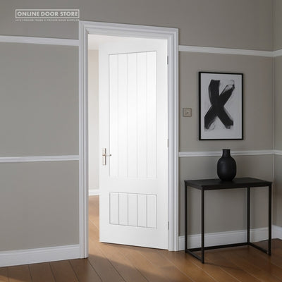 Aster White Primed Cottage 3/4 Internal Glazed Door
