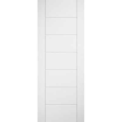 Aster Ladder 7-Panel White Primed FD30 Fire Door
