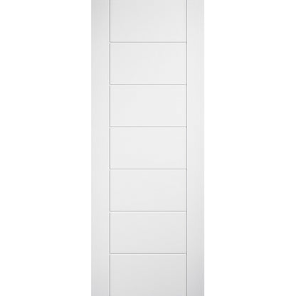 Aster Ladder 7-Panel White Primed FD30 Fire Door