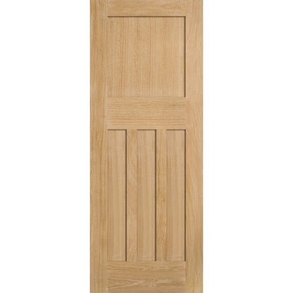 Aster 1930's Shaker DX30 Unfinished Oak Internal Door