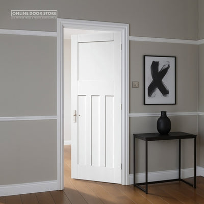 Aster 1930's Shaker DX30 White Primed FD30 Fire Door