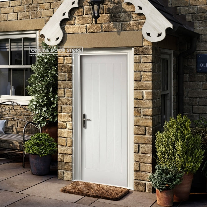 LPD GRP Mexicano White External Door