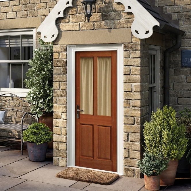 LPD Malton Hardwood Clear Glazed External Door