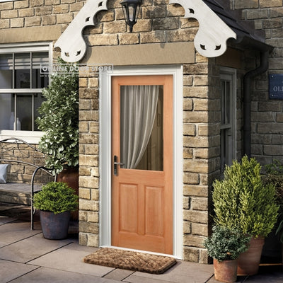 LPD Hardwood 2XG 2-Panel M&T Unglazed External Door