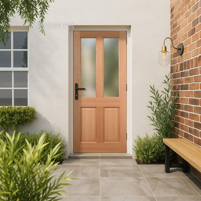 LPD Hardwood Malton 2L Dowelled Unglazed External Door
