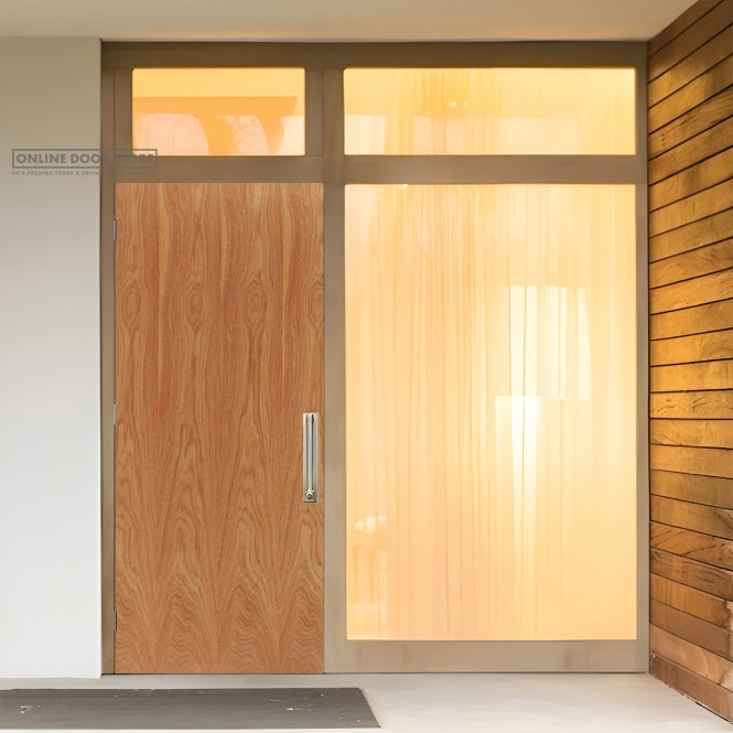 LPD Firecheck Blank Hardwood Lipped  FD30 Fire Door