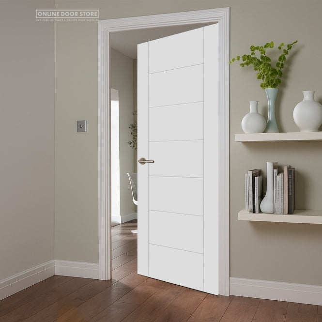 Mendes CORSICA White Primed FD30 Fire Door