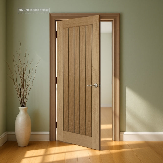 Mendes Mexicano Pre-Finished Oak FD30 Fire Door