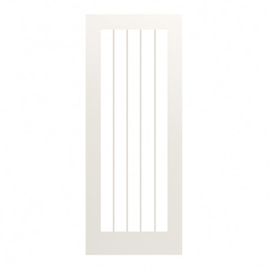 Deanta Ely White Primed Internal Glazed Door (1L Full)