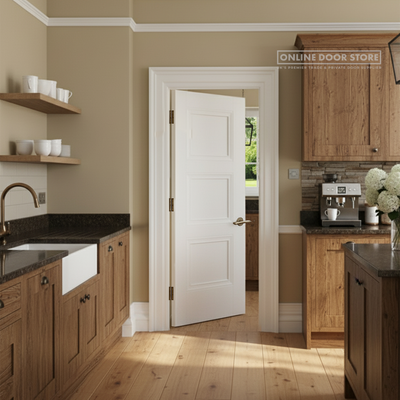 LPD White Amsterdam FD30 Fire Door