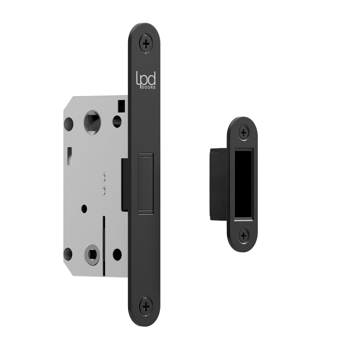 LPD Matt Black Manhattan Privacy Magnetic Latch