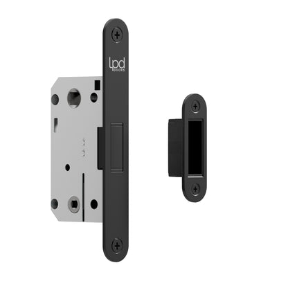 LPD Matt Black Manhattan Privacy Magnetic Latch