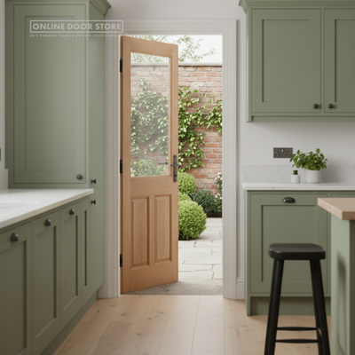 LPD Hardwood 2XG 2-Panel M&T Unglazed External Door
