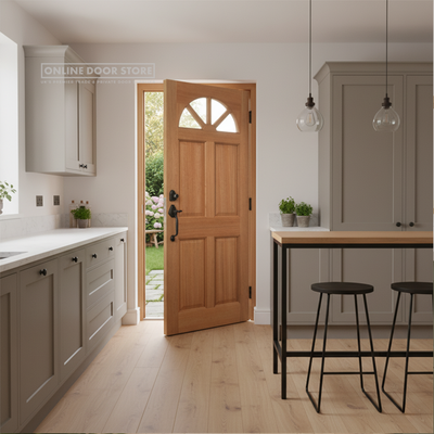 LPD Hardwood Carolina 4-Panel M&T External Door