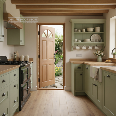 LPD Hardwood Carolina 6-Panel Dowelled Unglazed External Door