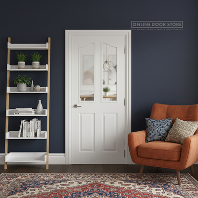 LPD White Moulded Mayfair 2L Internal Glazed Door