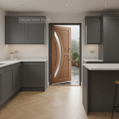 LPD Hardwood Harrow Frosted Glazed External Door