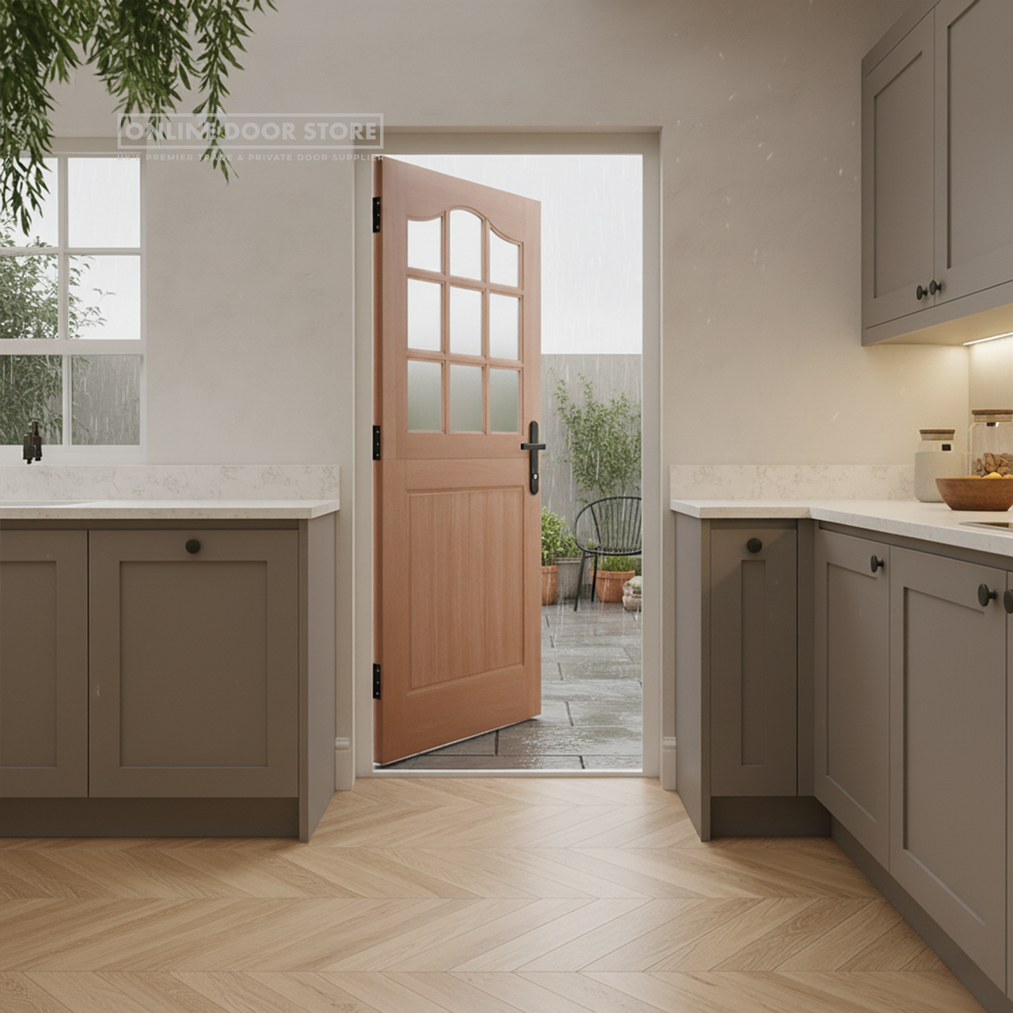 LPD Hardwood Stable 9L Dowelled Unglazed External Door