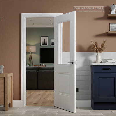LPD White Arnhem 1L Internal Glazed Door